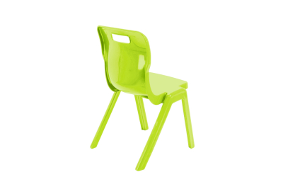 Titan One Piece Chair Lime Size 5 - 430mm High 11-13 years 2