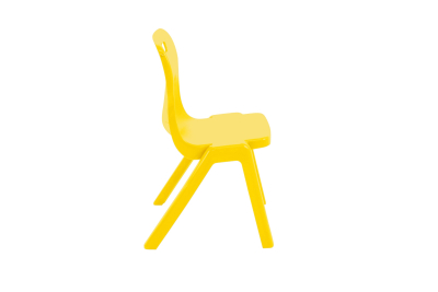 Titan One Piece Chair Yellow Size 5 - 430mm High 11-13 years 4