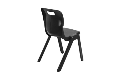 Titan One Piece Chair Black Size 6 - 460mm High 14-18 years 2