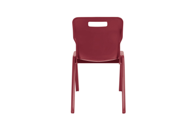 Titan One Piece Chair Burgandy Size 6 - 460mm High 14-18 years 1