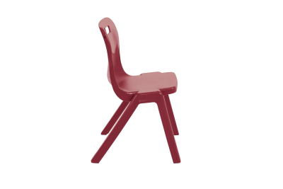 Titan One Piece Chair Burgandy Size 6 - 460mm High 14-18 years 4