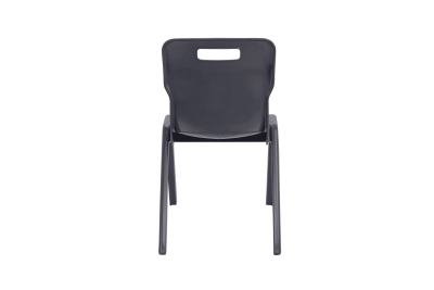 Titan One Piece Chair Charcoal Size 6 - 460mm High 14-18 years 1