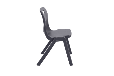 Titan One Piece Chair Charcoal Size 6 - 460mm High 14-18 years 4