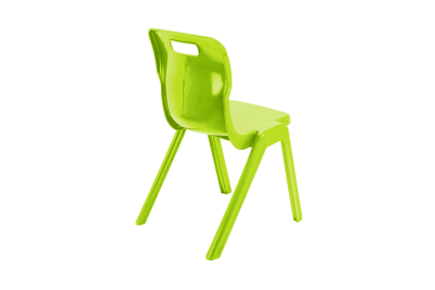 Titan One Piece Chair Lime Size 6 - 460mm High 14-18 years 2