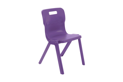 Titan One Piece Chair Purple Size 6 - 460mm High 14-18 years