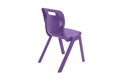 Titan One Piece Chair Purple Size 6 - 460mm High 14-18 years 2