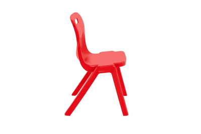 Titan One Piece Chair Red Size 6 - 460mm High 14-18 years 1