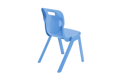 Titan One Piece Chair Sky Blue Size 6 - 460mm High 14-18 years 2