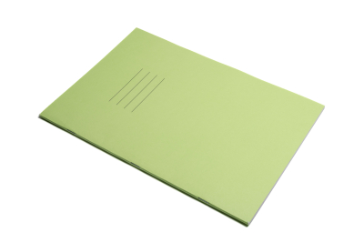 Popular A4+ Exercise Books 80 Pages Pk50 8mm Ruled & Margin Green