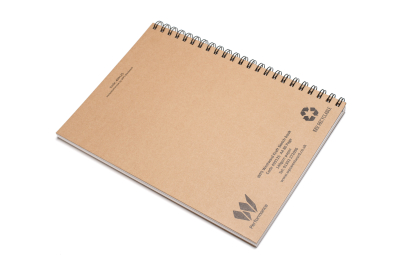 Performance Kraft Sketch Book A4 Wire Bound Portrait 140gsm paper 80 pages Pack5 1