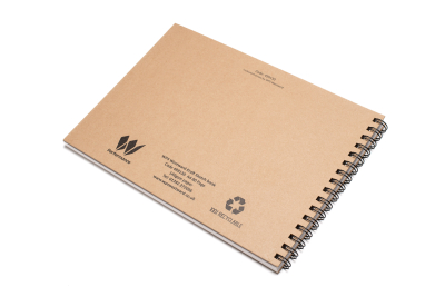 Performance Kraft Sketch Book A4 Wire Bound Landscape 140gsm paper 80 pages Pack 1