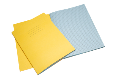 Performance SEN Exercise Books 80 Blue Pages 7mm Squared Yellow Cover Pk25						