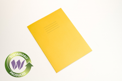 Performance A4 Exercise Book Portrait 80 Pages Pk 50 Plain Yellow