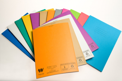 Performance A4+ Exercise Book Portrait 80 Pages Pk 50 5mm Squares Orange 3